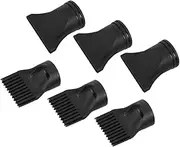 STOBAZA Hair Dryer Accessory Set 6pcs Nozzles Hair Concentrator Diffuser Nozzles Comb for Styling Drying
