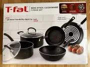 T-Fal 7 Non-Stick Cookware 7 Piece Set NEW!