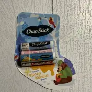 Chapstick Lip Balm 4 Pk- Honey Nourish, Vanilla Icing, Cotton Candy,Candy Cane