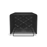 TRU RED 7 Compartment Wire Mesh File Organizer Matte Black 2/Pack TR57560-CCVS