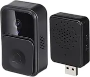 POPETPOP Wireless WiFi Doorbell with Camera Adjustable Volume and Night Vision Easy Doorbell for Home School and Office Remote Monitoring and Chime Function