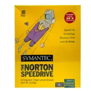 Vintage Norton Speedrive Big Box Software 3.5" Floppy Disks Not For Resale Demo