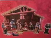 Home Accents Holiday 14” Nativity 13 Pc Set Creche Stable Manger Christmas