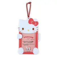 在飛比找Yahoo!奇摩拍賣優惠-日本正品 造型 卡片收納套 附掛鍊 挽手系列 kitty 卡