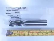 NEW 5/8" WIDIA HANITA SOLID CARBIDE ENDMILL .190" RADIUS MILLING MACHINIST TOOL