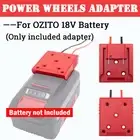 For OZITO 18V Lithium Battery Adapter Power Wheels upgrade 14 Gauge Robotics DIY