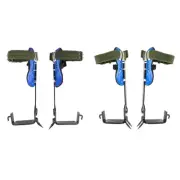 2 Gears Tree Climbing Spike Set Safety Belt Adjustable Lanyard Rope Rescue Belt