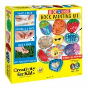 Creativity for Kids Hide and Seek Rock Painting Kit, Craft Set For Children New!