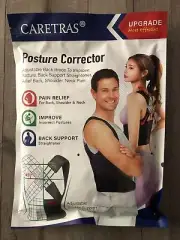 Caretras Posture Corrector For Women & Men Back & Shoulder Brace Size (M)