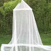 New White House Bed Lace Netting Canopy Circular Mosquito Net Mosquitera Malla De Mosquito 1pc Excellent Outdoor!