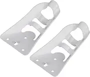 2pcs Wall Mount Flagpole Bracket Durable Stainless Steel Flag Pole Holder for Easy Installation for Patio Porch Front Outdoor Flag Decor
