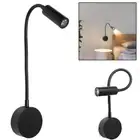 LED Bedside Wall Sconces Lamp Flexible Spot Reading Light 3W Lighting Fixture AU