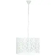 Vestia Laser Cut White Pendant Light