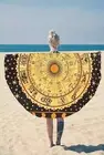 Indian Round Table Cover Wall Decor Tapestry Beach Yoga Mat Throw 48" Bohemian