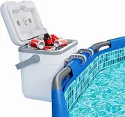Pool Cooler, Insulated Cooler Hard Cooler with Handle for Above-Ground Pools