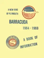 1964 1966 1967 1968 1969 Barracuda Information Book Options Codes Accessories
