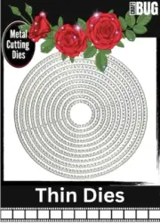 CRAFTBUG DIES CUT EMBOSS & STENCIL THIN DIES ~ NESTING CIRCLES CODE A4-B14