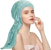 Adorila Pre Tied Head Scarves for Women, Stretch Turban Hats with Breathable, Soft Headwraps for Keep Hair Style Cap