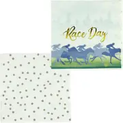Race Day Small Napkins / Serviettes (Bulk Pack of 50)