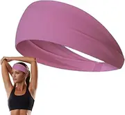 Sweatbands for Men - Breathable Sports Headband Running Headband | Comfortable Sweat Wicking Headband Workout Headbands for Women Men