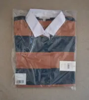Brixton $99.95 Westminster Rugby Polo long Size: Small relax fit Cotton