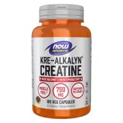 NOW FOODS Kre-Alkalyn Creatine 120 Veg Capsules