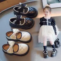 在飛比找蝦皮購物優惠-女童公主鞋 兒童表演鞋 黑色小皮鞋 童鞋