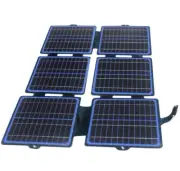 30W ETFE solar panel folding pack charger DC/USB/Type-C output fast charging