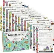 Knock Knock Letters to Destroy Fill-In Letters: An Incredibly Honest Set of 25 Guided Letters To Never Send (2 Each, 50 Total Letters)