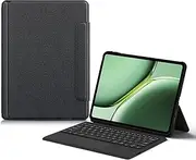 Jarttarn Keyboard Case Compatible with OnePlus Pad 2 12.1-inch (2024), Wireless Bluetooth Touchpad Trackpad Keyboard, Shockproof Keyboard Leather Cover with Stand