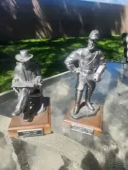 Civil War Generals Grant '92 & Sherman '94 RICKER PEWTER Limited, Numbered (COT)