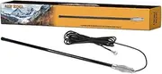 SAN HIMA Hi Gain Black Uhf 5DB Fibreglass CB Antenna 720mm Height for Gme Uniden Oricom