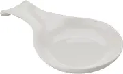 Maxwell & Williams White Basics Round Spoon Rest, 23 cm (Pack of 6)