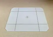 Grid Focusing Screen Ground Glass for 4x5 Large Format Camera 127x101x1.8mm
