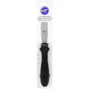 Wilton Stainless Steel 23cm Straight Spatula - Black