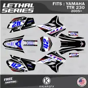 Graphics Kit for Yamaha TTR230 (2005-2023) Lethal - Blue-Red