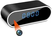 DareTang Hidden Spy Camera Clock,HD 1080P WiFi Camera Clock with Night Vision and Motion Detective,Monitor Video Recorder Nanny Cam for Home Office Security No Audio