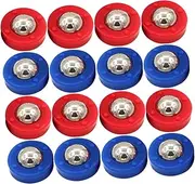 BIUDECO 20pc Mini Shuffleboard Balls Set Rolling Bead Game Supplies for Boys and Girls Sliding Balls Sturdy Metal Plastic Construction