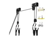 57KG Kayak Hoist Bike/ Ladder Lift Pulley System Garage Ceiling Storage Rack