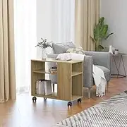 Side Table Sonoma Oak 70x35x55 cm Engineered Wood Home Accent