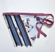 Handmade Fabric & Leather Little Boy Cowboy Horse Nursery Bunting Newborn Gift