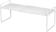 Countertop Shelves | Expandable Kitchen Microwave Shelf | Adjustable Sink Shelf Riser, Kitchen Storage Stand, Cabinet Organizer Shelf