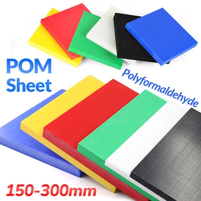 200-300mm Acetal POM C Sheet Polyacetal Engineering Plastic Plate 8mm-50mm Thick