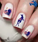 I Love Australia Nail Art Decal Sticker Water Transfer Slider - Aussie Theme