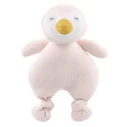 The Peanutshell Knitted Penguin Plush Cotton Soft Animal Baby Toy 30cm PNK 0+