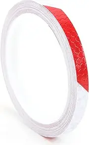 ANKROYU Reflective Tape Hexagonal Pattern Waterproof Luminous Strip Sticker for Car Motorcycle DIY Decoration 8m Plastic