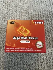 8 Pack Magic Hand Warmers, Reusable Snap Heat Packs, Reusable Pocket Hand Warmer