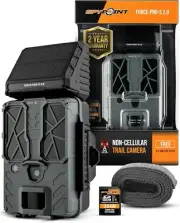 SPYPOINT Force-PRO-S 2.0 Solar Trail Camera, Non-Cellular, Integrated SolarPanel