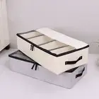 Shoes Holder Reusable Tear-resistant under Bed Storage Case Fabric