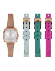 [Tissot] Lovely Square Summer Set T0581093603101 Watch in Rose Gold